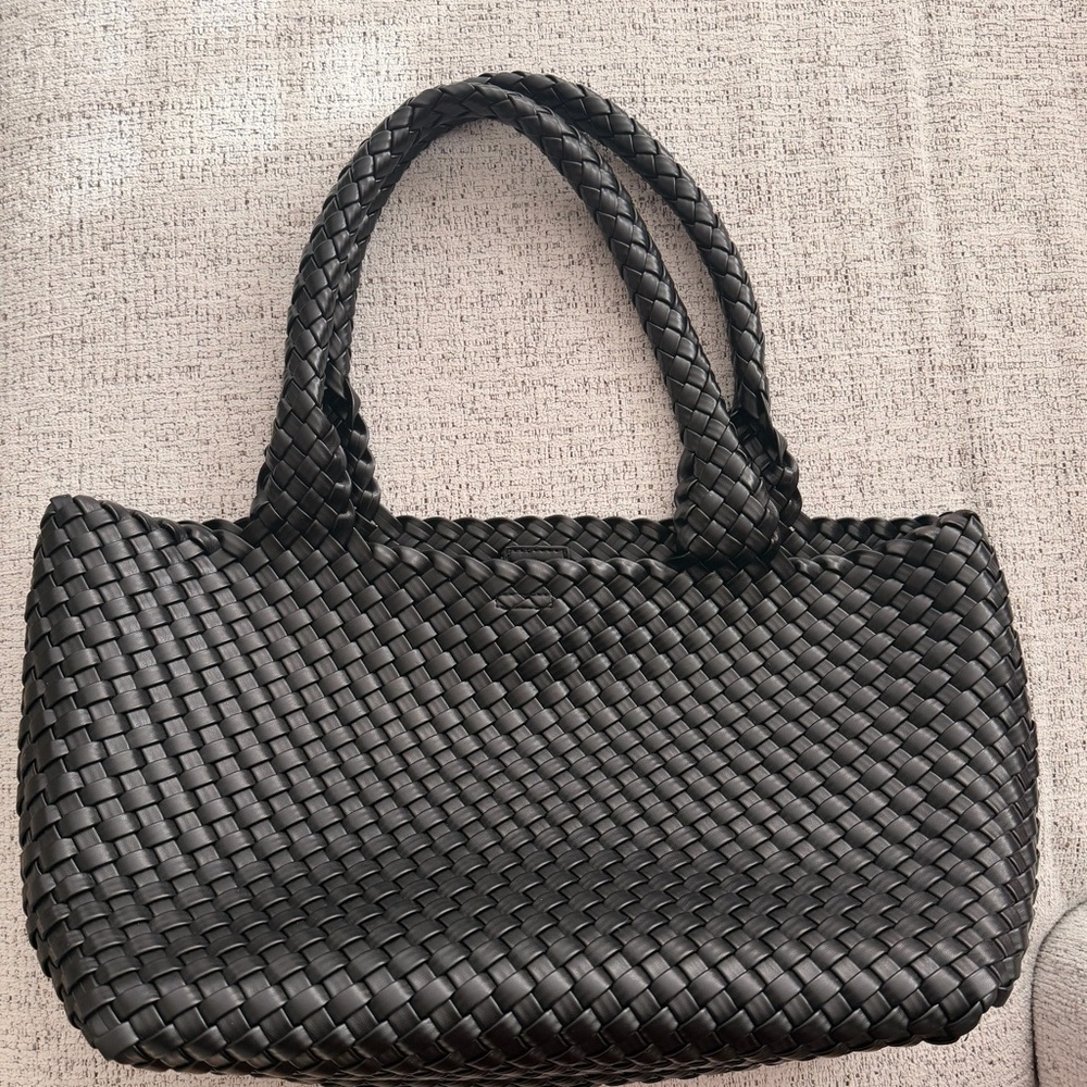 LIKE NEW Rachel Zoe Black Woven Tote